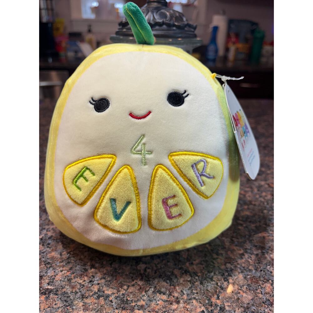 Squishmallows Leticia the Lemon 4Ever Bestie Squad 7.5" NWT